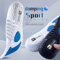 Soft Sports Shock Absorption Insoles High Elastic Deodorant Comfortable