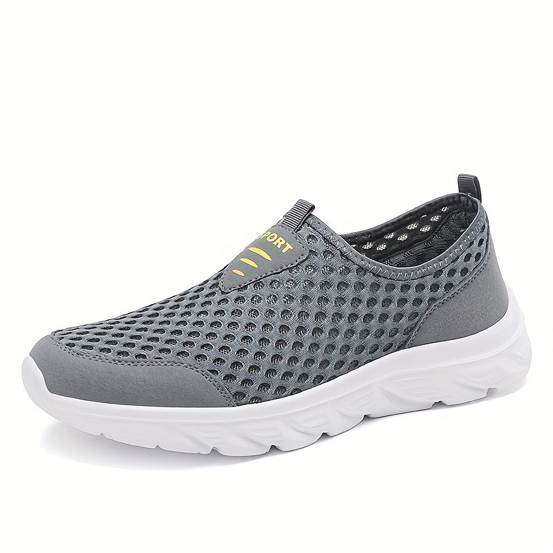 Men's Lightweight Mesh Slip On Shoes For Traveling
