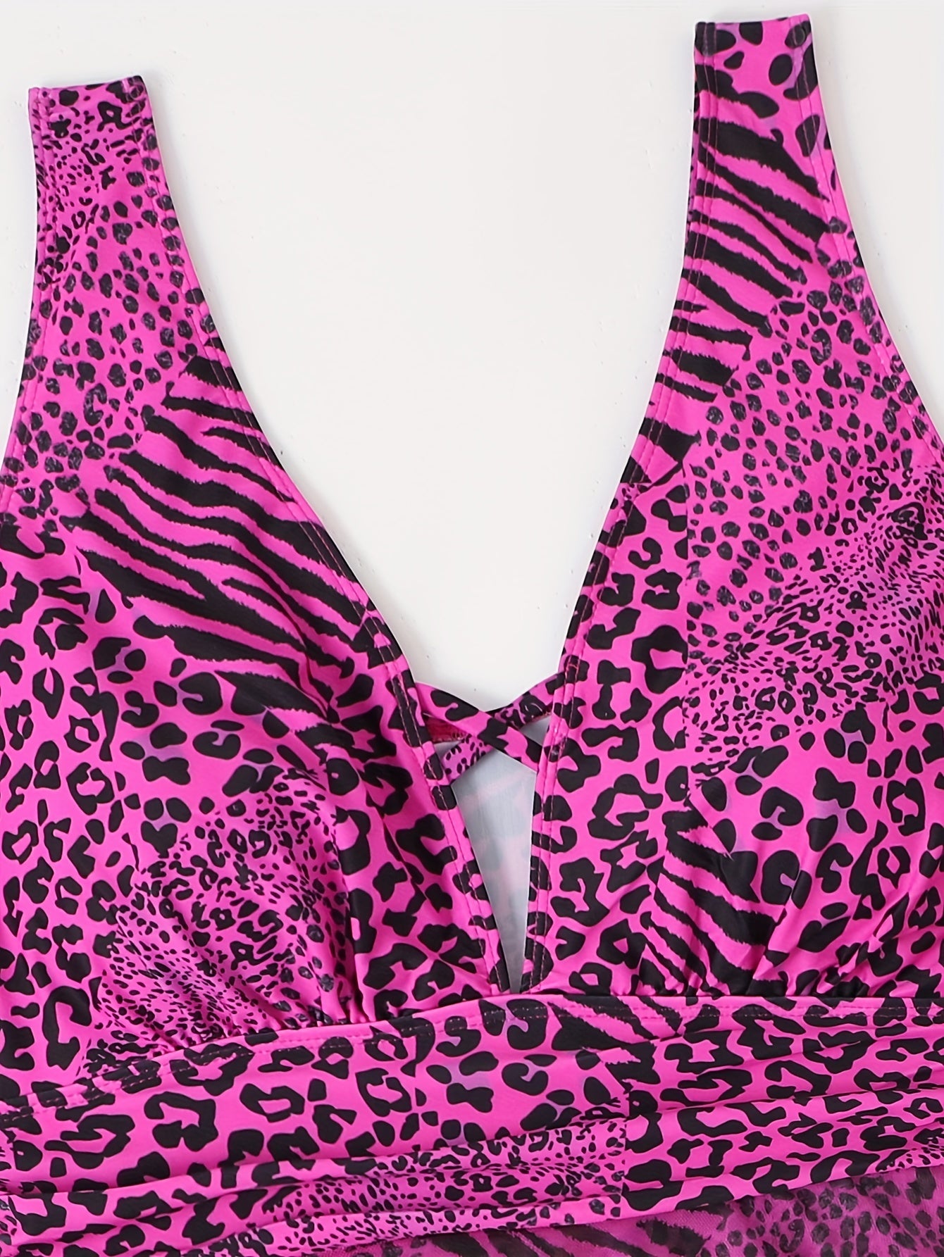 Leopard Print Tankini Set