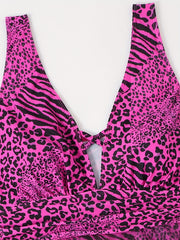 Leopard Print Tankini Set