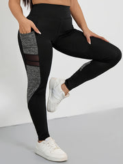 Colorblock High Rise Fitness Leggings