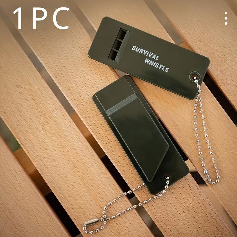 2 Triple Band Outdoor Survival Whistles High Frequencies Outdoor Camping