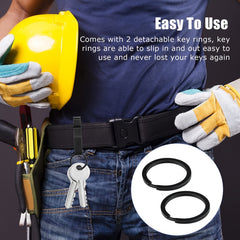 Men's Waist Hanging Keychain Belt Key Holder Belt Key Clip