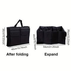 Foldable Car Trunk Organizer - Maximize Storage Space