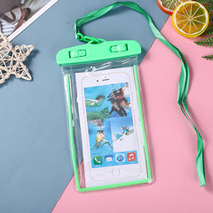 Glow in the Dark Waterproof Phone Pouch for Swimming Universal Dry Bag