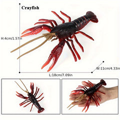 Crayfish Model Marine Underwater Animals Desktop Ornaments