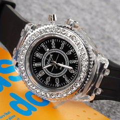 Silicone Luminous Electronic Watch for Students