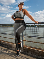 Colorblock High Rise Butt Lifting Leggings