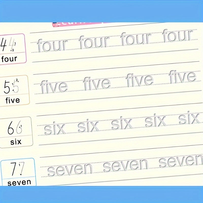 Children's Educational Set: 4 Books, 1 Pen, 6 Refills, Holder