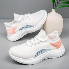 Women's Knitted Sports Shoes Low Top Sneakers