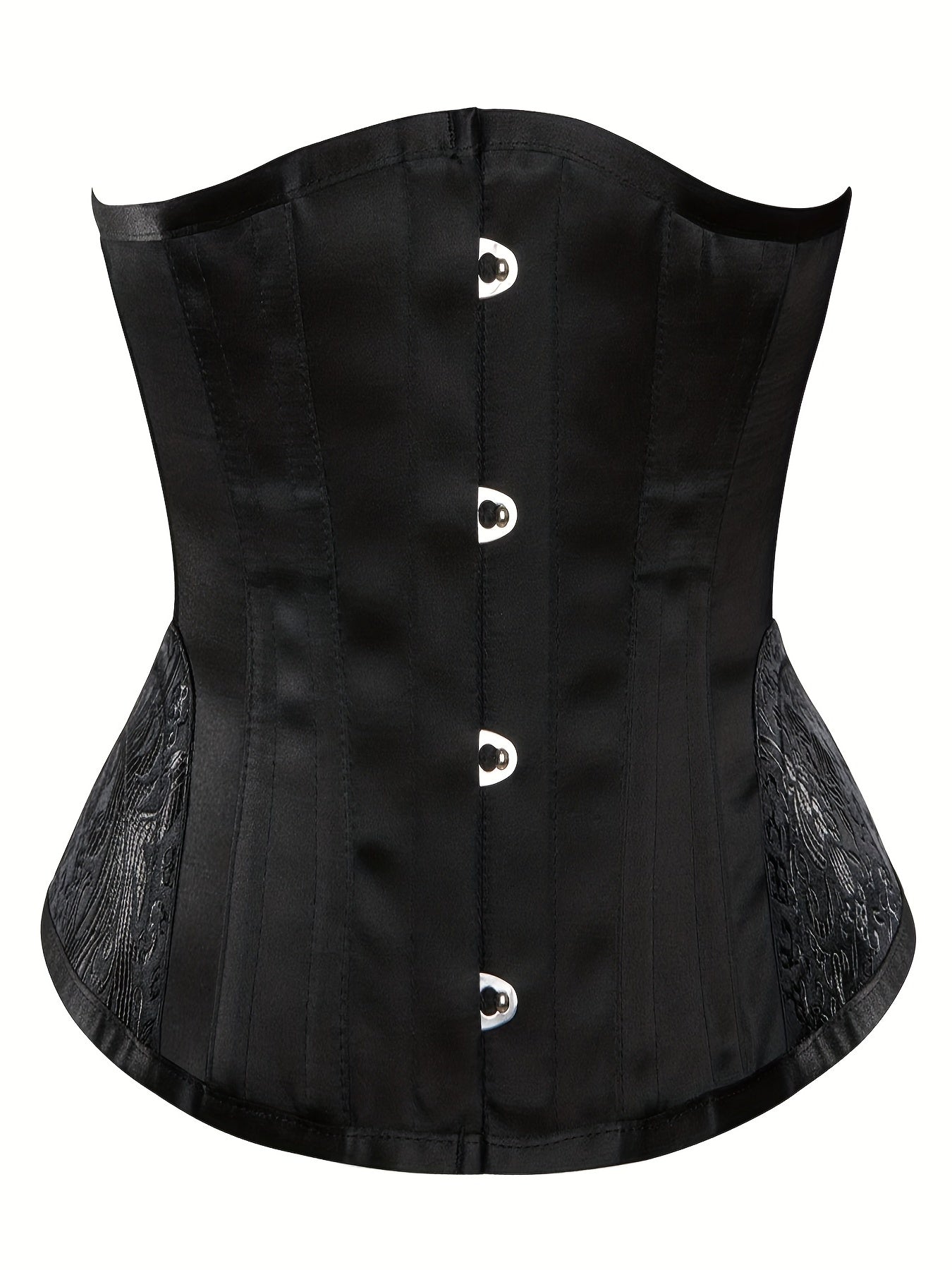 Tummy Control Lace Up Corset Underbust Body Shaper