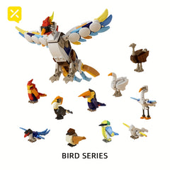 Birds Building Block Set - Ideal Holiday Gift for Kids
