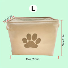 Fabric Organizing Basket Dog Storage Bin Bag Organizer Basket