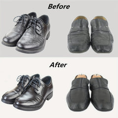 7PC Leather Shoe Polishing Kit with Brush and Wax