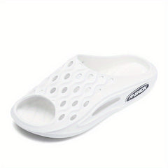 Men's Cloud Slides Pillow Slippers Lightweight Open Toe Shoes For Indoor Outdoor