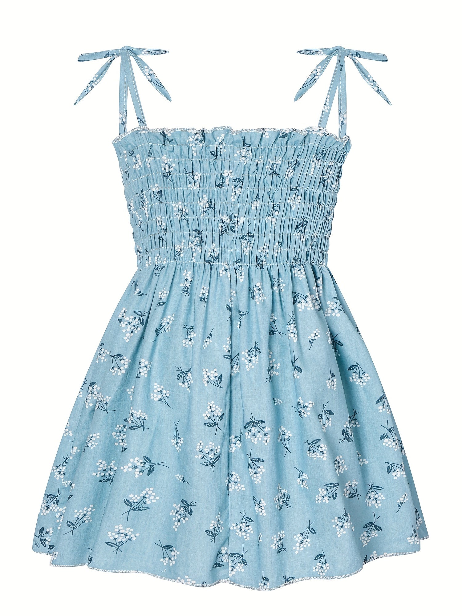 Toddler Girls Flowers Frill Trim Cami