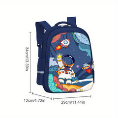 Primary School Astronaut Rocket Backpack for Grades 1-6