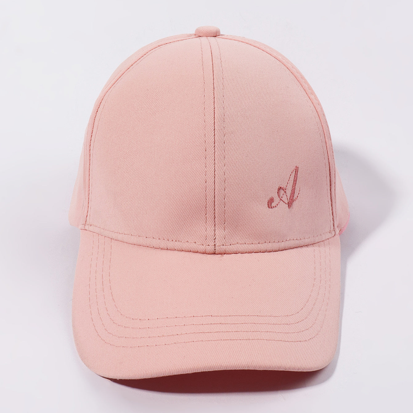Embroidery Baseball Cap Unisex Solid Casual Sun Hat Adjustable Couple Dad Hats
