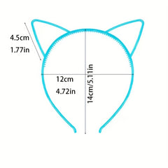 Kids Cat Ears Hair Hoop Party Decor DIY Props