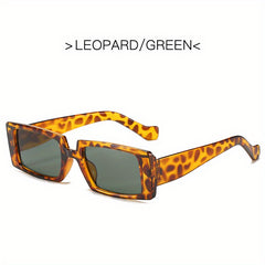 Rect. Sunglasses Women Men Anti Glare UV400