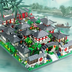 6630pcs Suzhou Garden 3D Building Blocks Set Educational Toy