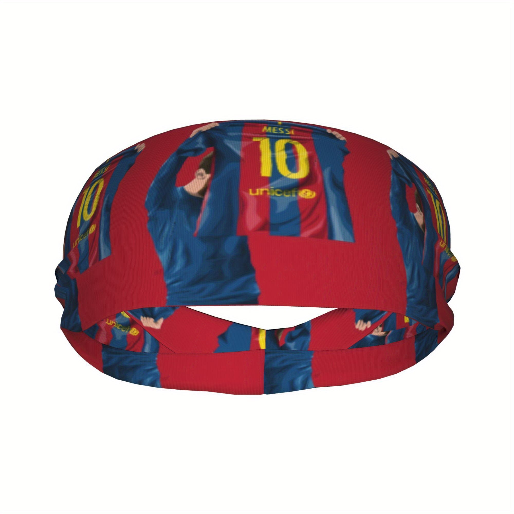 Messi Soccer Jersey Headband Barcelona 10 Non Slip Sport Headband