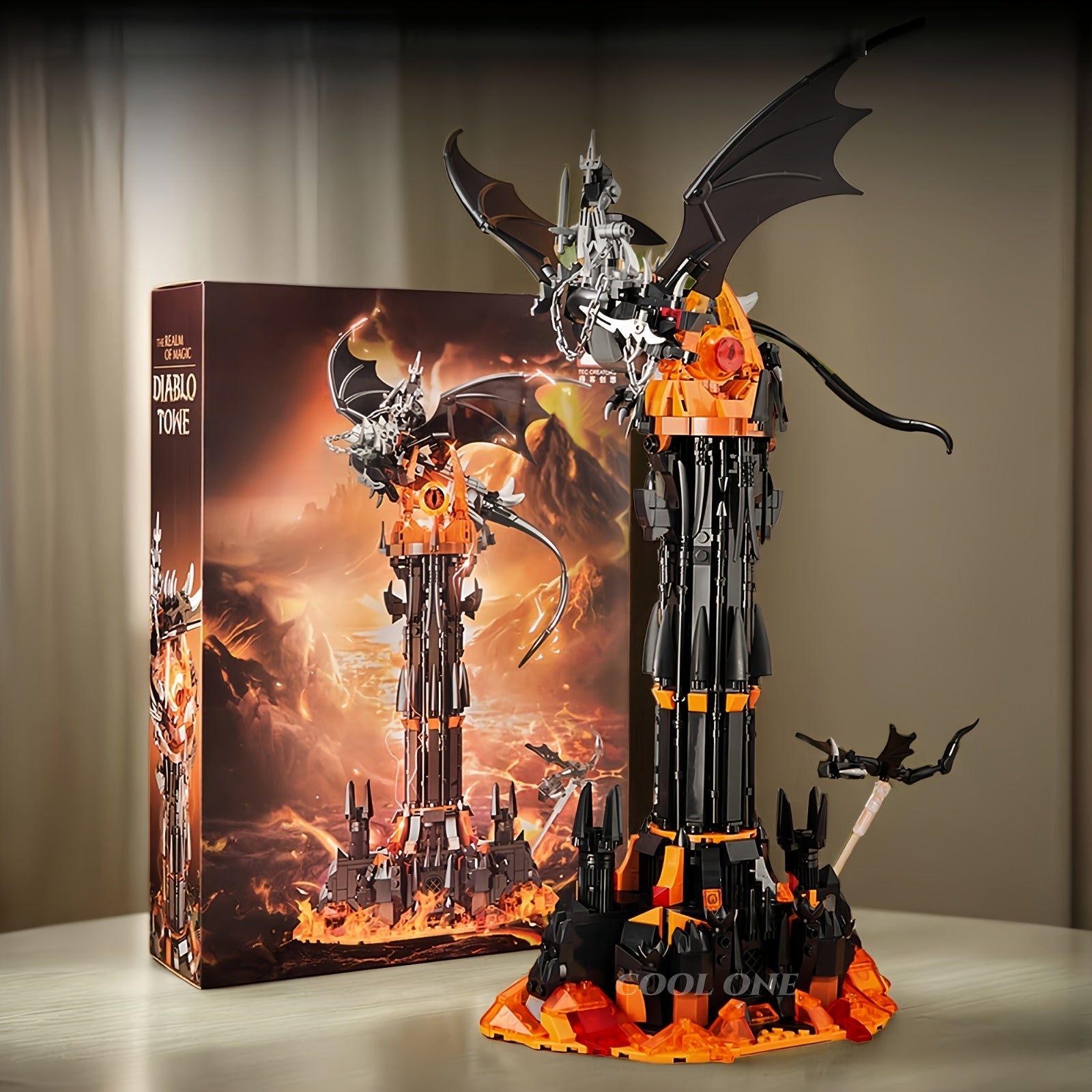 1002 pcs Tower Building Blocks Set Movie Fans Collectible Home Decor Gift
