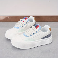 Women's Round Toe Board Shoes College Style Sneakers