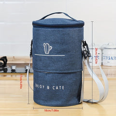 Outdoor Aluminum Foil Thermal Lunch Tote Bag for Camping Trip