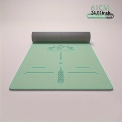 TPE Soft Non-slip Yoga Mat Widen Thicken Double Layer Pilates Mat