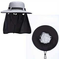 Adjustable Brim Sun Hat for Outdoor Activities