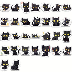 100pcs Cat Sticker Waterproof Coffee Cup Notebook Toy Car Sticker
