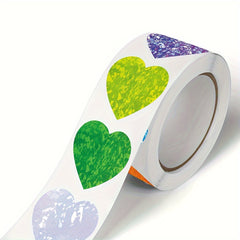 500pcs Heart Shape Thank You Sticker DIY Decoration Label