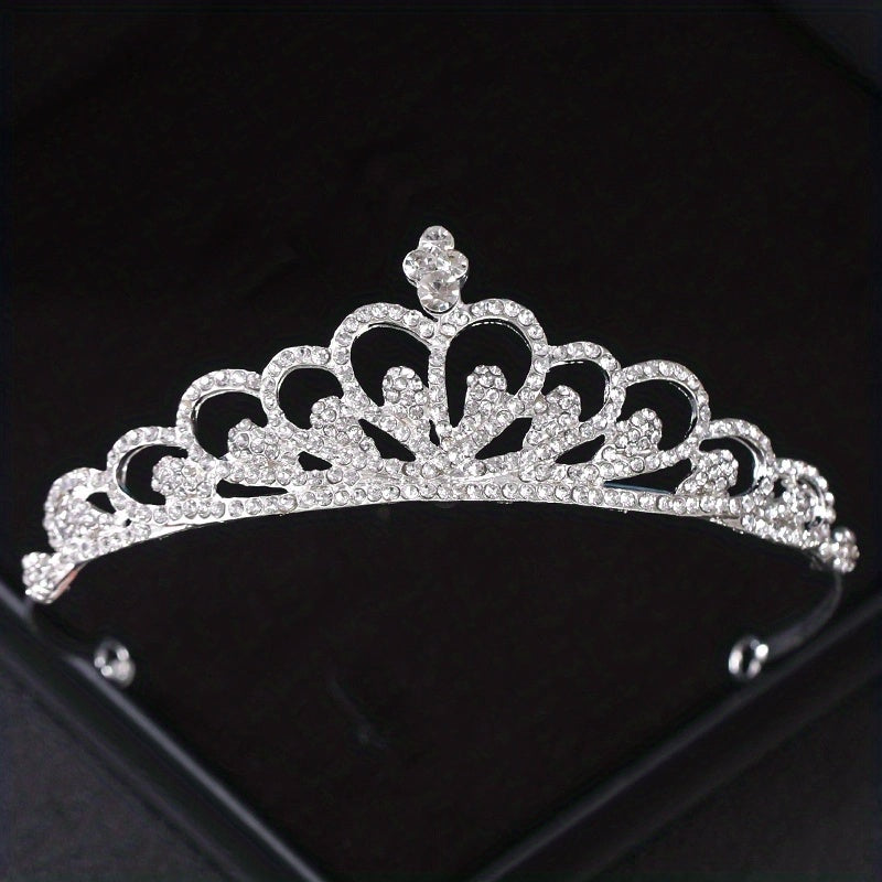 Girls Crown Headband Hair Accessories for Birthday Party Gift