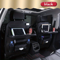 Car Seat Back Organizer Storage Bag with Tray