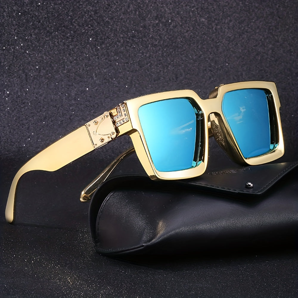 Mixed Artificial Diamond Rimmed Sunglasses for Outdoor