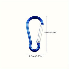 Gourd Shape Spring Buckle Key Chain Aluminum Backpack Hanging Buckle