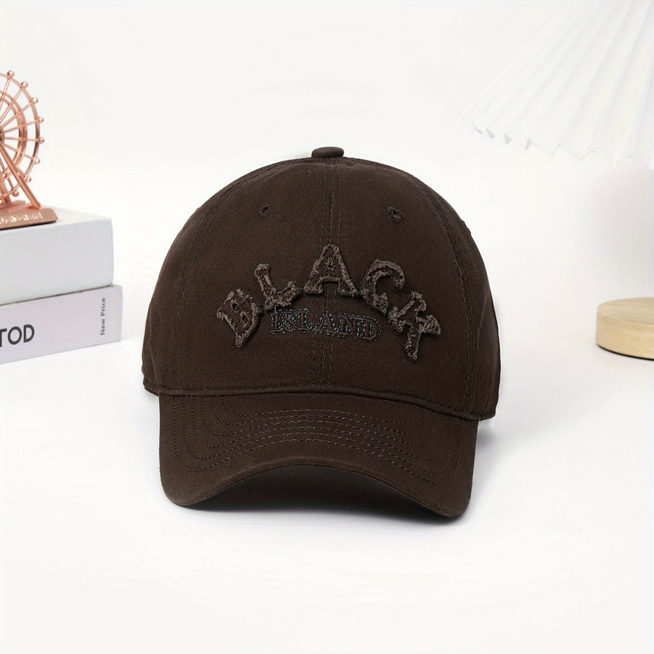 Retro Washed Letters Embroidery Baseball Cap
