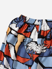 Toddler Girls Graphic Print Pants Kids Clothes Summer