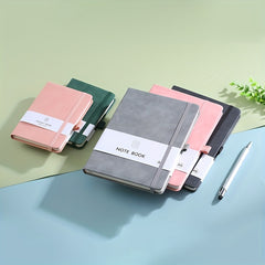 Pocket Grid Notebook w/ Pen Holder 100 Sheets 8.0x11.0cm