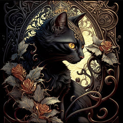 30x30cm Cat Diamond Painting Set - DIY Full Diamond Art Embroidery