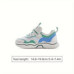 TARANIS Boys Casual Plaid Sneakers Breathable Lightweight Non-slip Shoes