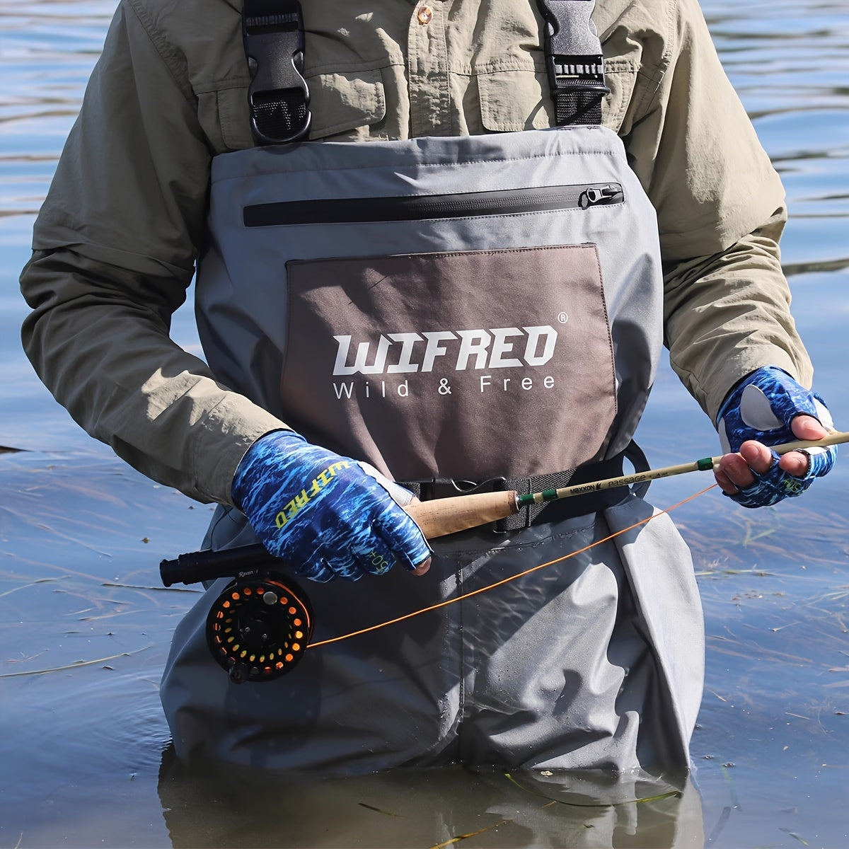 Anti slip Fishing Gloves Fingerless Gloves For Fishing Biking Camping