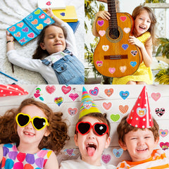 50pcs Heart Romantic Love Stickers for Kids Teens Ad