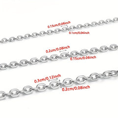 Stainless Steel Welding Chain for DIY Jewelry Making