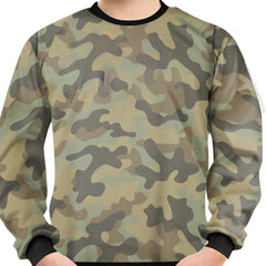 Kids Camo Printed Sweatshirt Long Sleeve Round Neck Pullover Top