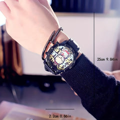 Hip Pop Large Dial Wrist Watch for Children
