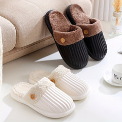 Men's Soft Plush Cozy Indoor Slippers