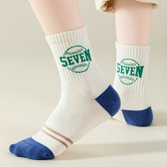 5 Pairs Boys Kids Sports Crew Socks Warm for Autumn Winter