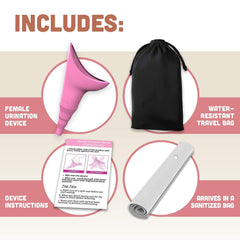 Silicone Women's Urethral Funnel Camping Hiking Accessory